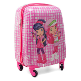 Růžový dětský cestovní kufr "Singers" - vel. M
