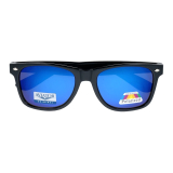 Modré zrcadlové polarizační brýle Wayfarer