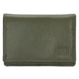 Zelená malá kožená peněženka "Merry"