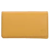Žlutá velká kožená peněženka "Dominas"