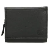 Černá malá kožená peněženka "Clarrisa"