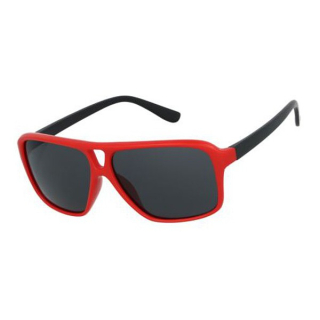 Červeno-černé dětské sluneční brýle "Player" (3-10 let)