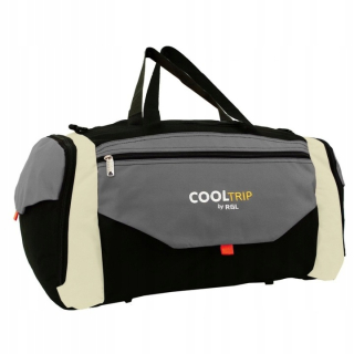 Šedo-černá cestovní taška přes rameno "Packer" - 3 velikosti
