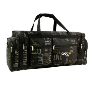 Černá velká cestovní taška na rameno "Black John" - XL, XXL