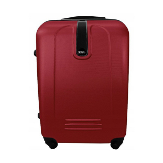 Tmavě červený lehký plastový cestovní kufr "Superlight" - 3 velikosti
