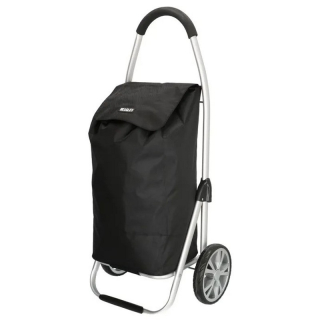 Černý prémiový nákupní vozík na kolečkách “Aluman“