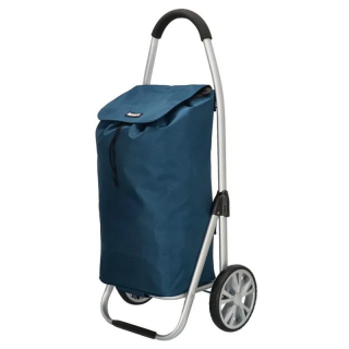 Modrý prémiový nákupní vozík na kolečkách “Aluman“