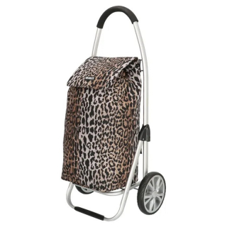 Leopardí prémiový nákupní vozík na kolečkách “Aluman“
