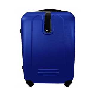 Tmavě modrý lehký plastový cestovní kufr "Superlight" - 3 velikosti