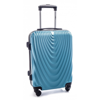 Tyrkysový skořepinový cestovní kufr "Motion" - 2 velikosti