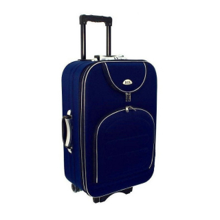 Tmavě modrý látkový kufr do letadla "Movement" - vel. M