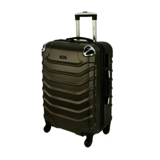 Černý odolný cestovní kufr do letadla "Premium" - vel. M