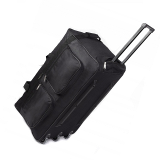 Černá nepromokavá cestovní taška na kolečkách "Comfort" - 3 velikosti