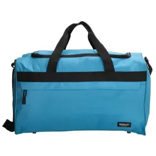 Světle modrá cestovní taška přes rameno "Adventure" - 3 velikosti