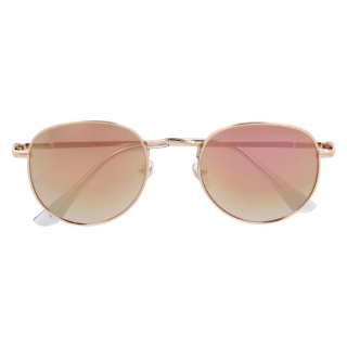 Růžové sluneční brýle pilotky "Oval Classic"