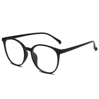 Černé čiré imidžové brýle "Oldfashion"