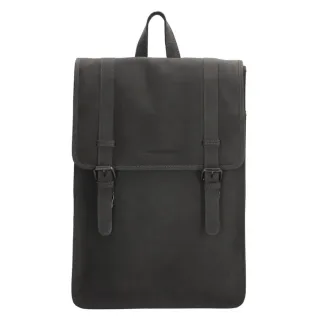 Černý městský batoh z pravé kůže „Metropolitan“