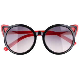 Červeno-černé špičaté sluneční brýle pro děti "Tiger" (3-7 let)