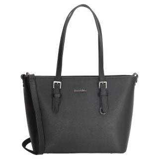 Černá shopper kabelka s nastavitelnými rukojeťmi „Giovanna“