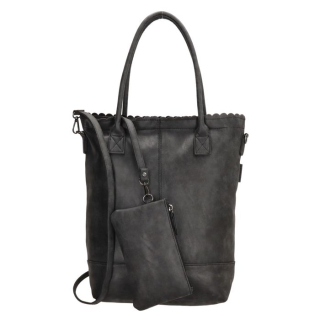 Černý elegantní set kabelka + peněženka „Marry“