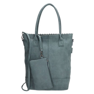 Modrý elegantní set kabelka + peněženka „Marry“