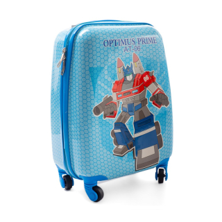 Modrý dětský cestovní kufr "Robot" - vel. M