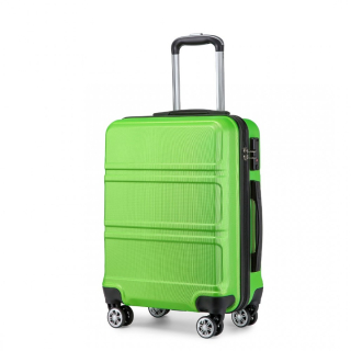 Zelený odolný skořepinový cestovní kufr "Travelmania" - 2 velikosti