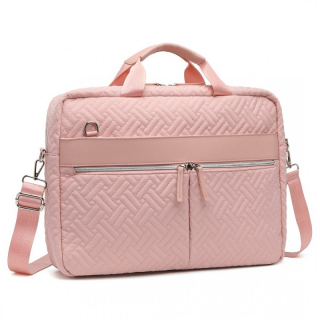 Růžová elegantní cestovní taška přes rameno "Casual" - vel. M
