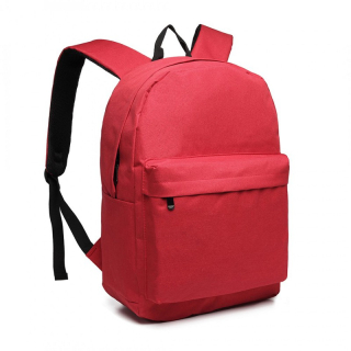 Červený lehký batoh do školy "Basic"