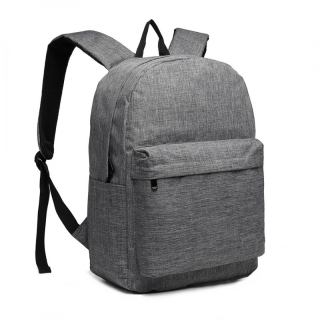 Šedý lehký batoh do školy "Basic"