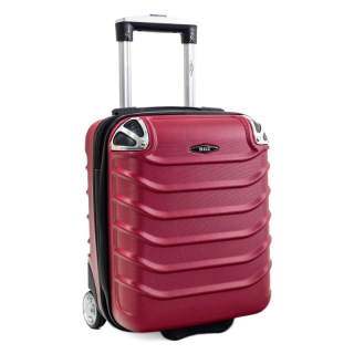 Červený prémiový palubní kufr "Premium" - vel. S