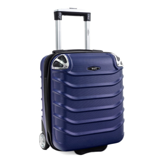 Tmavě modrý prémiový palubní kufr "Premium" - vel. S