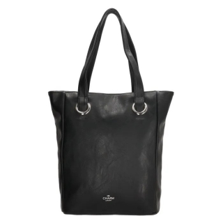Černá objemná shopper kabelka „Liberty“