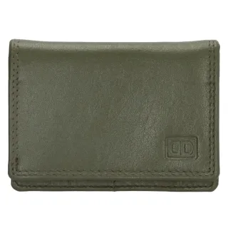 Zelená malá kožená peněženka "Merry"
