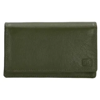 Zelená velká kožená peněženka "Dominas"