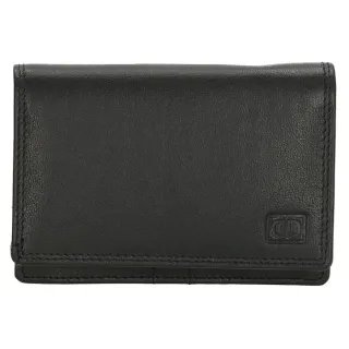 Černá praktická kožená peněženka "Collect"