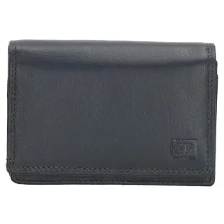Modrá praktická kožená peněženka "Collect"