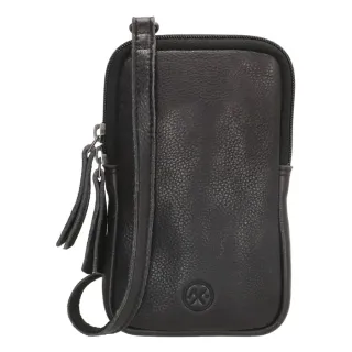 Černá kožená kabelka na mobil „Skylar“