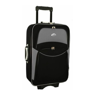 Šedo-černý nepromokavý cestovní kufr "Standard" - 3 velikosti