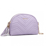 Fialová kulatá crossbody kabelka "Moonlight"